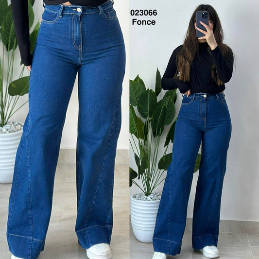 Pantalon large avec ligne 023066