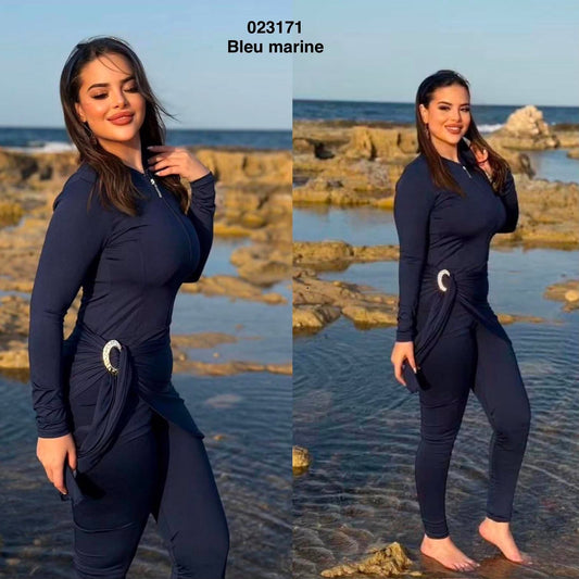 Burkini combinaison avec cache +foulard 023171
