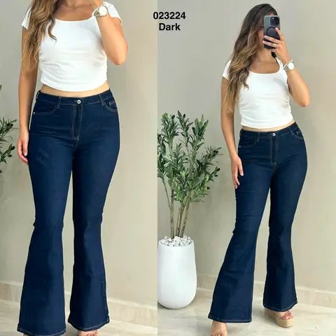 Pantalon patte d’éléphant pour femme Sympatico Tunisie – vue 1