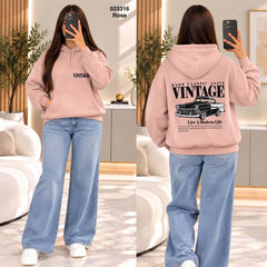 Sweat à capuche Vintage femme – 023316