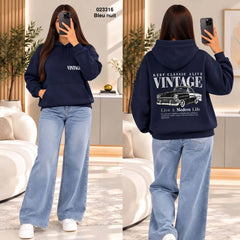 Sweat à capuche Vintage femme – 023316