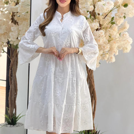 Robe luna tissu broderie anglaise 023133