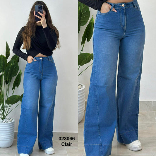 Pantalon large avec ligne 023066
