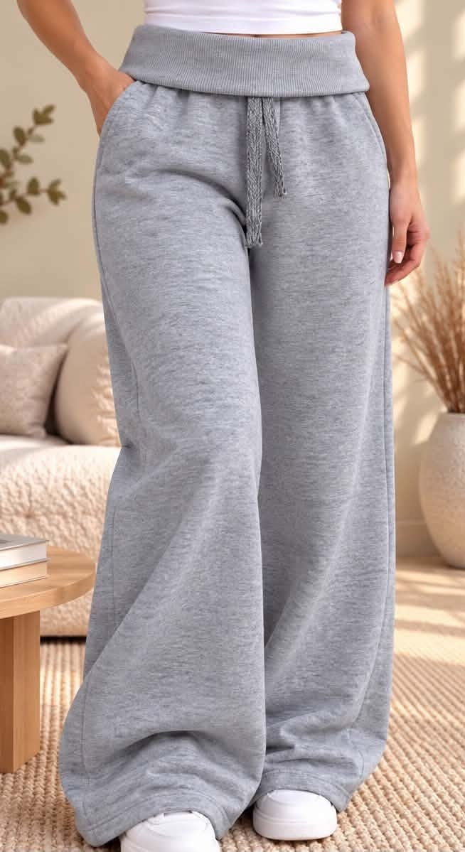 Pantalon Gris 023333 - détail taille haute