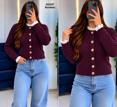 Gilet laine 023337 Bordeaux