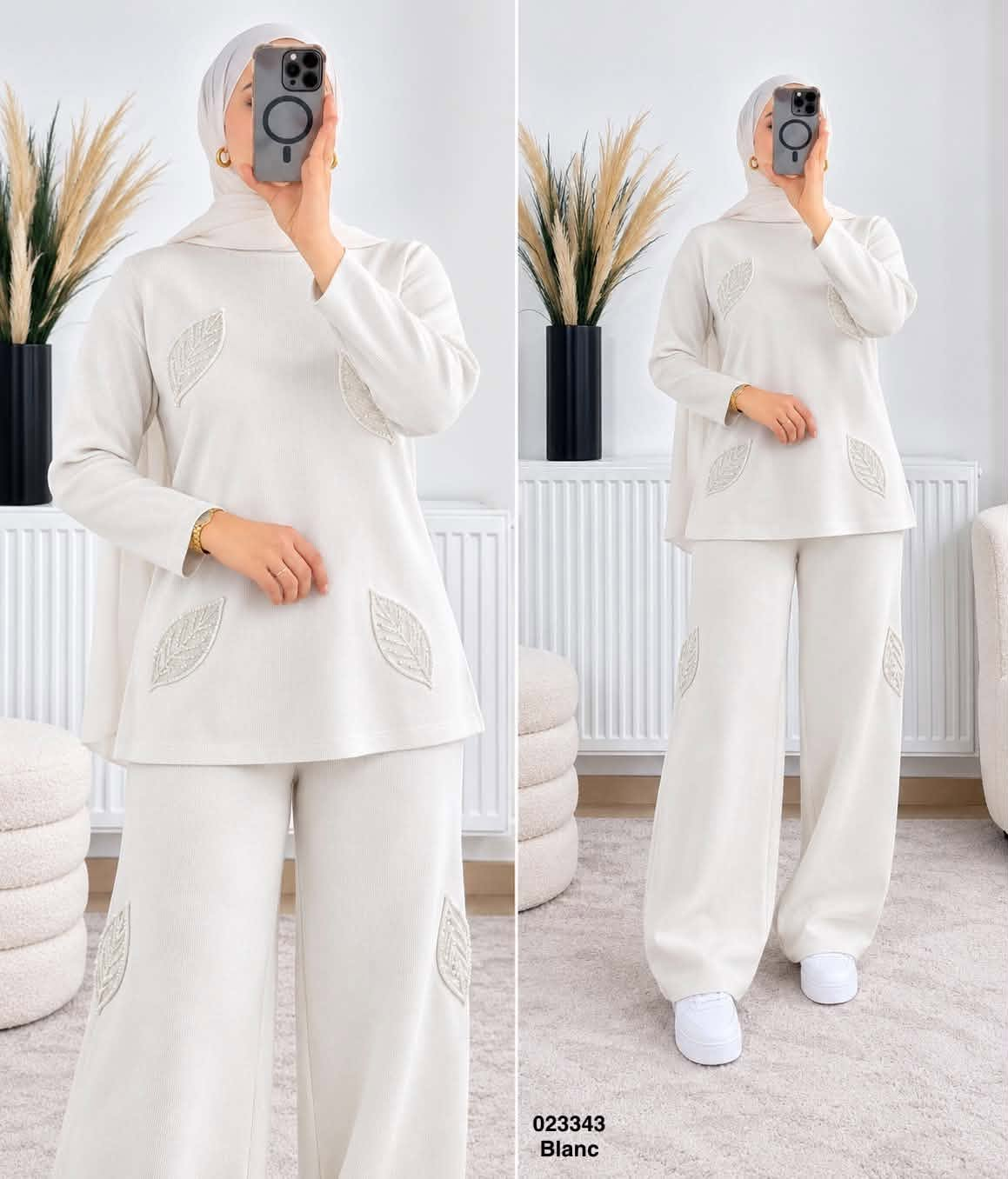 Ensemble 023343 Blanc
