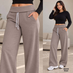 Pantalon scuba 023349 khaki