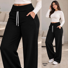 Pantalon scuba 023349 noir