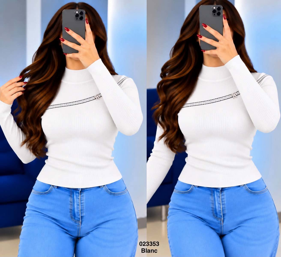 Pull 023353 - Blanc