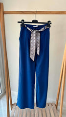 Pantalon kamreya avec caravatte 023161