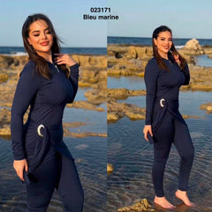 Burkini combinaison avec cache +foulard 023171