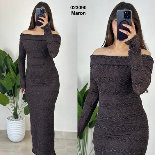 Robe dentelle avec doublure 023090