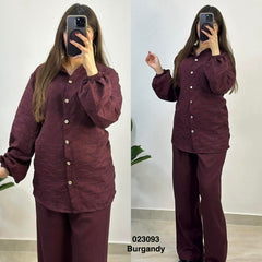 Ensemble 2ps chemise +pantalon kamreya 023093
