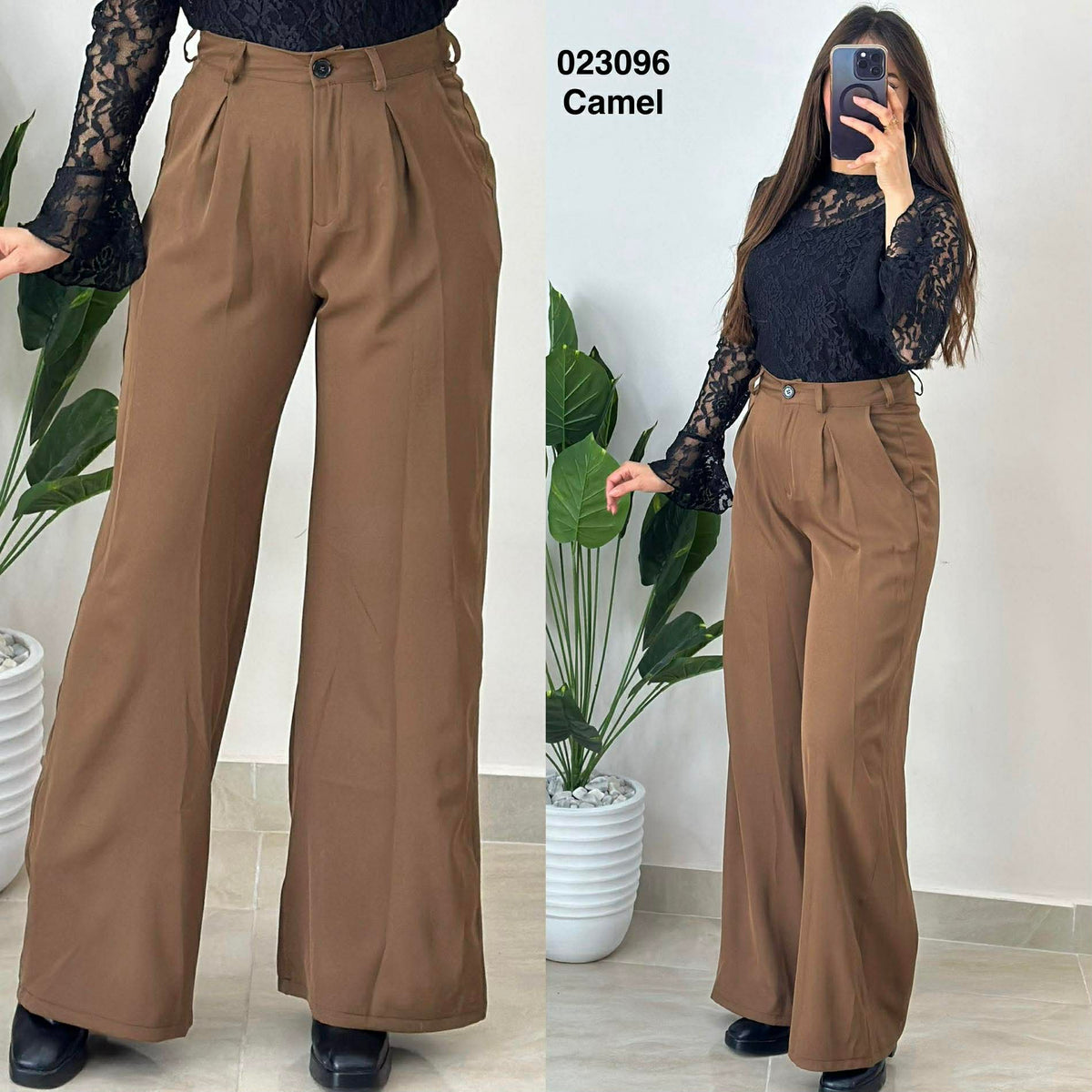 Pantalon large 023096
