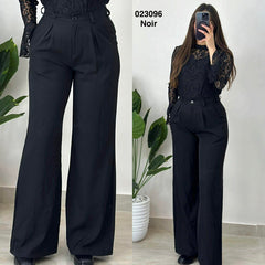 Pantalon large 023096