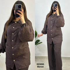Ensemble 2ps chemise +pantalon kamreya 023093