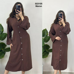 Robe style chemise 023105