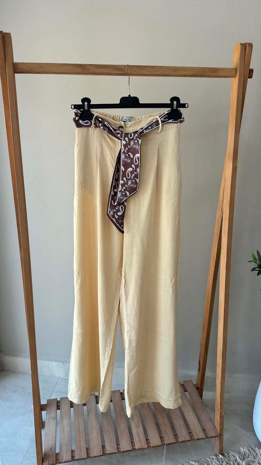 Pantalon kamreya avec caravatte 023161