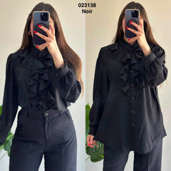 Chemise a volants 023138