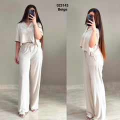 Ensemble 2ps chemise oversize +pantalon 023143