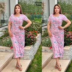 Robe ajustée avec design 023145