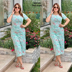 Robe ajustée avec design 023145