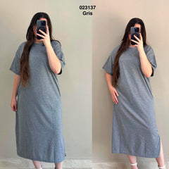 Robe coton simple 023137