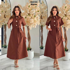 Robe style chemise elena 023154