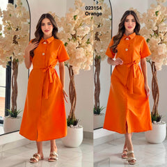 Robe style chemise elena 023154