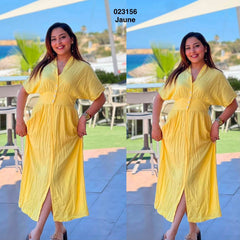 Robe avec boutons 023156