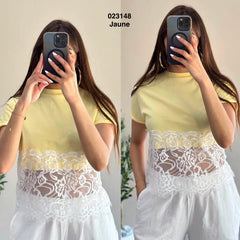 Pul avec dentelle 023148