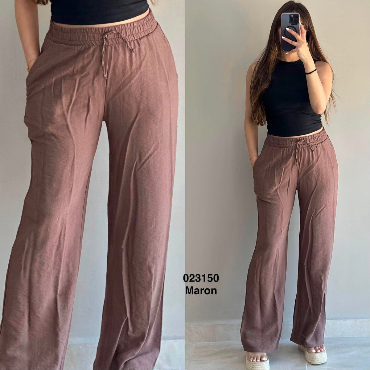 Pantalon kamreya large pour femme Sympatico Tunisie – vue 6