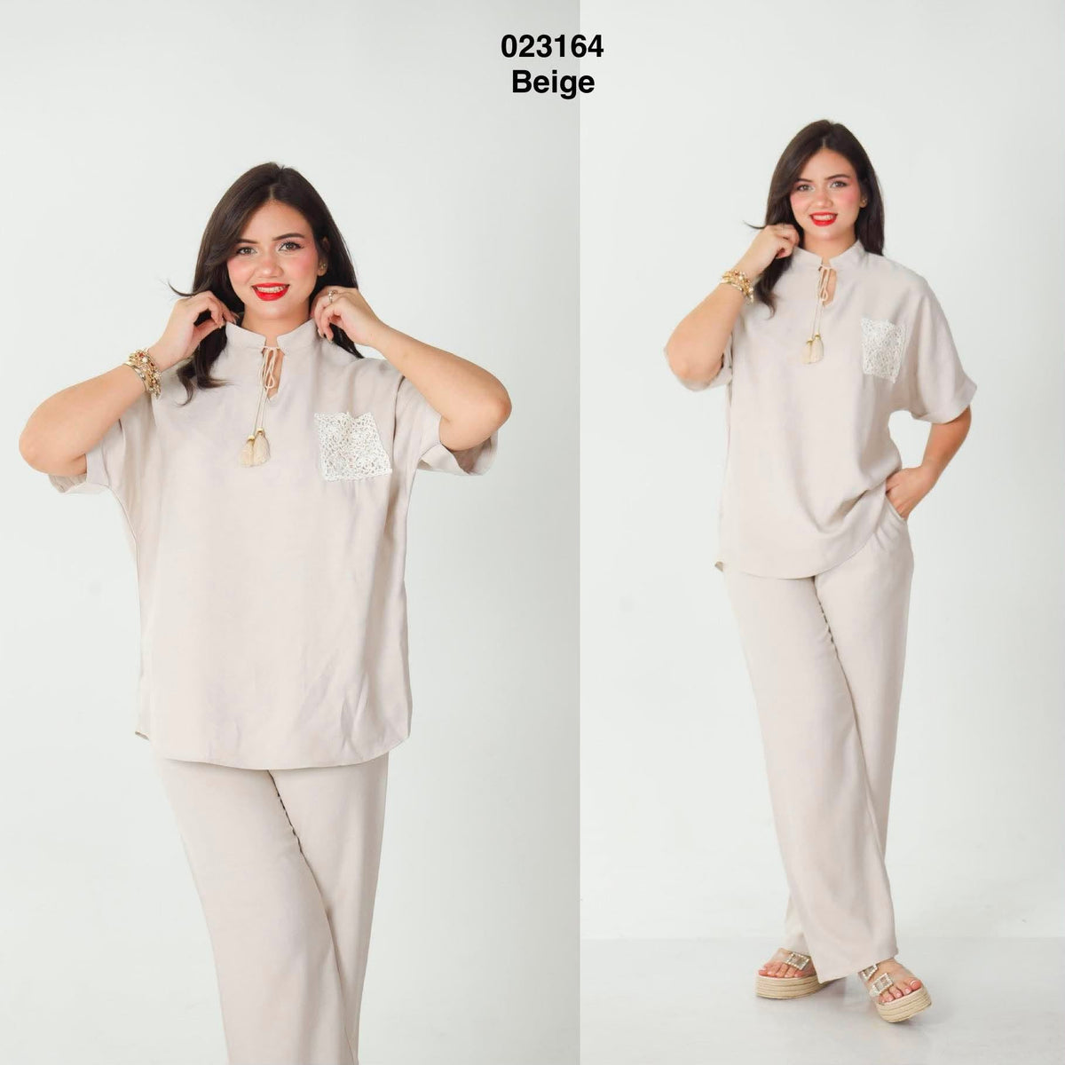 Ensemble 2ps avec mini poche 023164