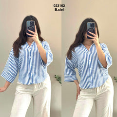 Chemise rayé oversize 023162