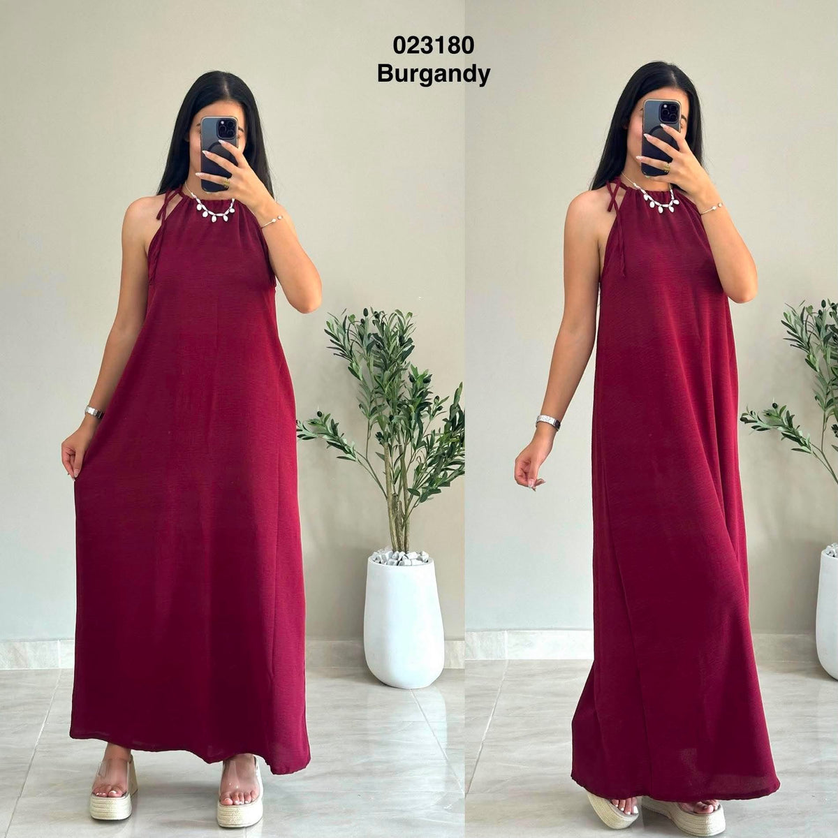 Robe à bretelles pour femme Sympatico Tunisie – vue 4