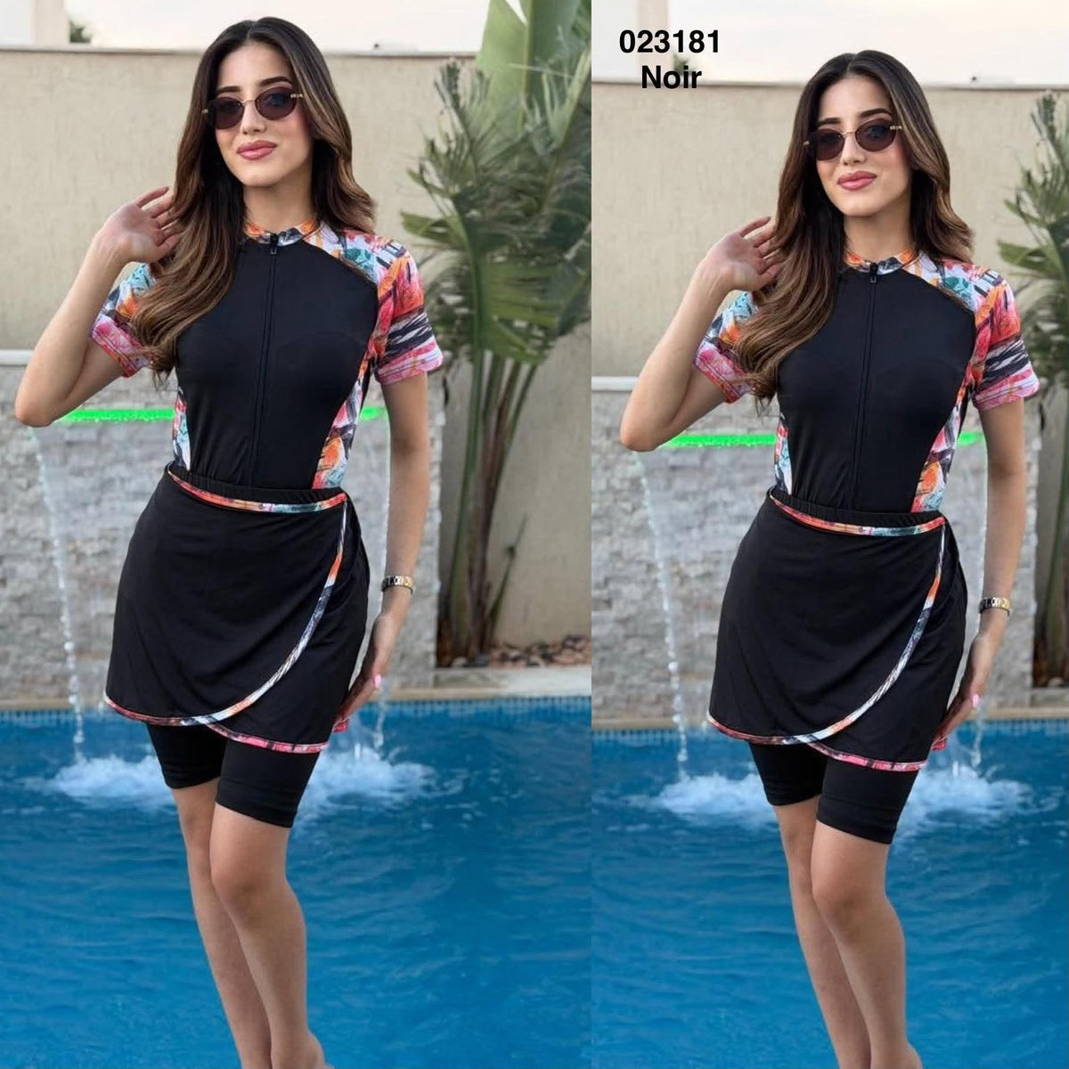 Burkini short + cache 023181