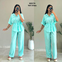 Ensemble 2ps kamreya chemise +pantalon 023174