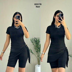 Burkini short avec cache avec boucle 023178