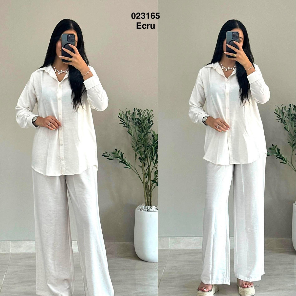 Ensemble chemise+pantalon 023165