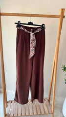 Pantalon kamreya avec caravatte 023161