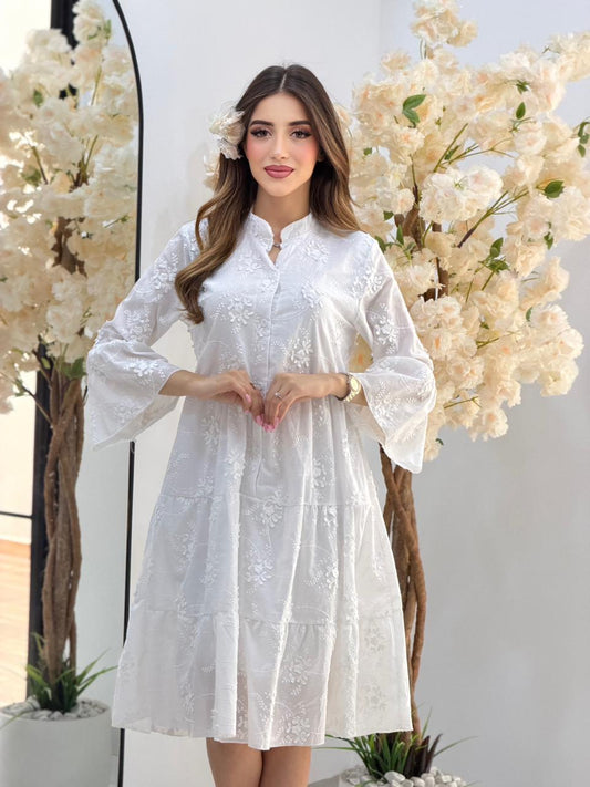 Robe luna tissu broderie anglaise 023133