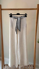 Pantalon kamreya avec caravatte 023161