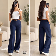 Pantalon large avec  smock 023277