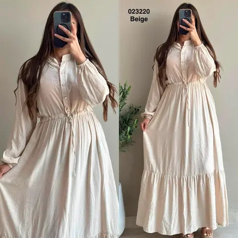 Robe longue simple pour femme Sympatico Tunisie – vue 1