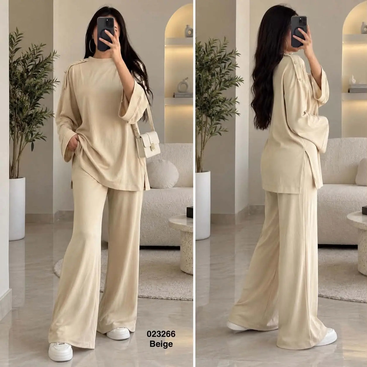 Ensemble 2ps pul avec boutons 023266