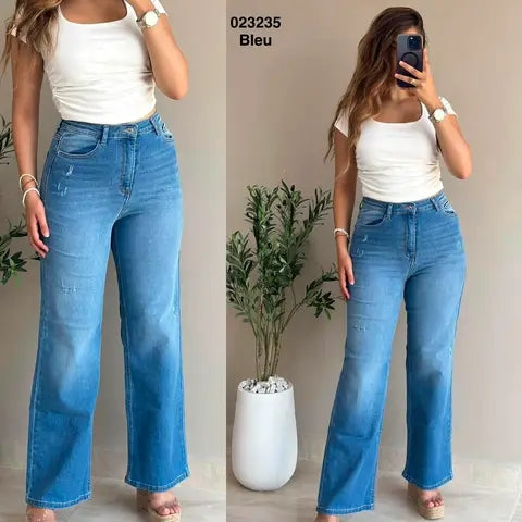 Pantalon large avec tache 023235