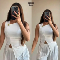 Pul sans manche avec boucle 023199