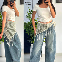 Pantalon baggy avec crochée 023231