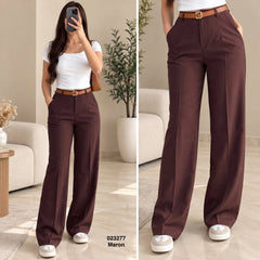 Pantalon large avec  smock 023277