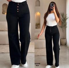 Pantalon large avac  boutons 023249